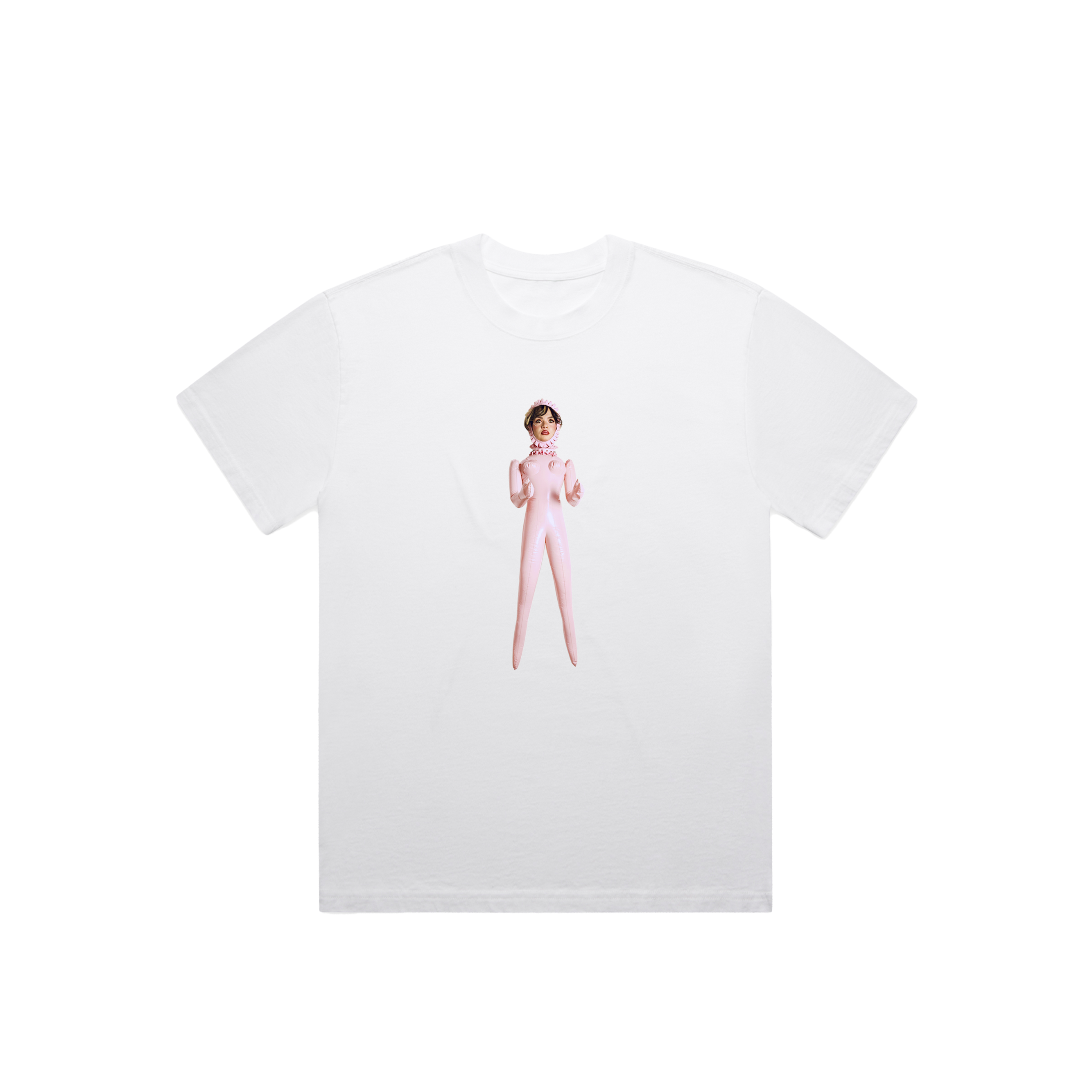 Lola Young BUNDLE: I'm Only F**king Myself: The Basic B*tch Edition (Nude Pink Vinyl LP) + White Doll Print T-Shirt Nude Pink LP [The Basic B*tch Edition] + T-Shirt 412879