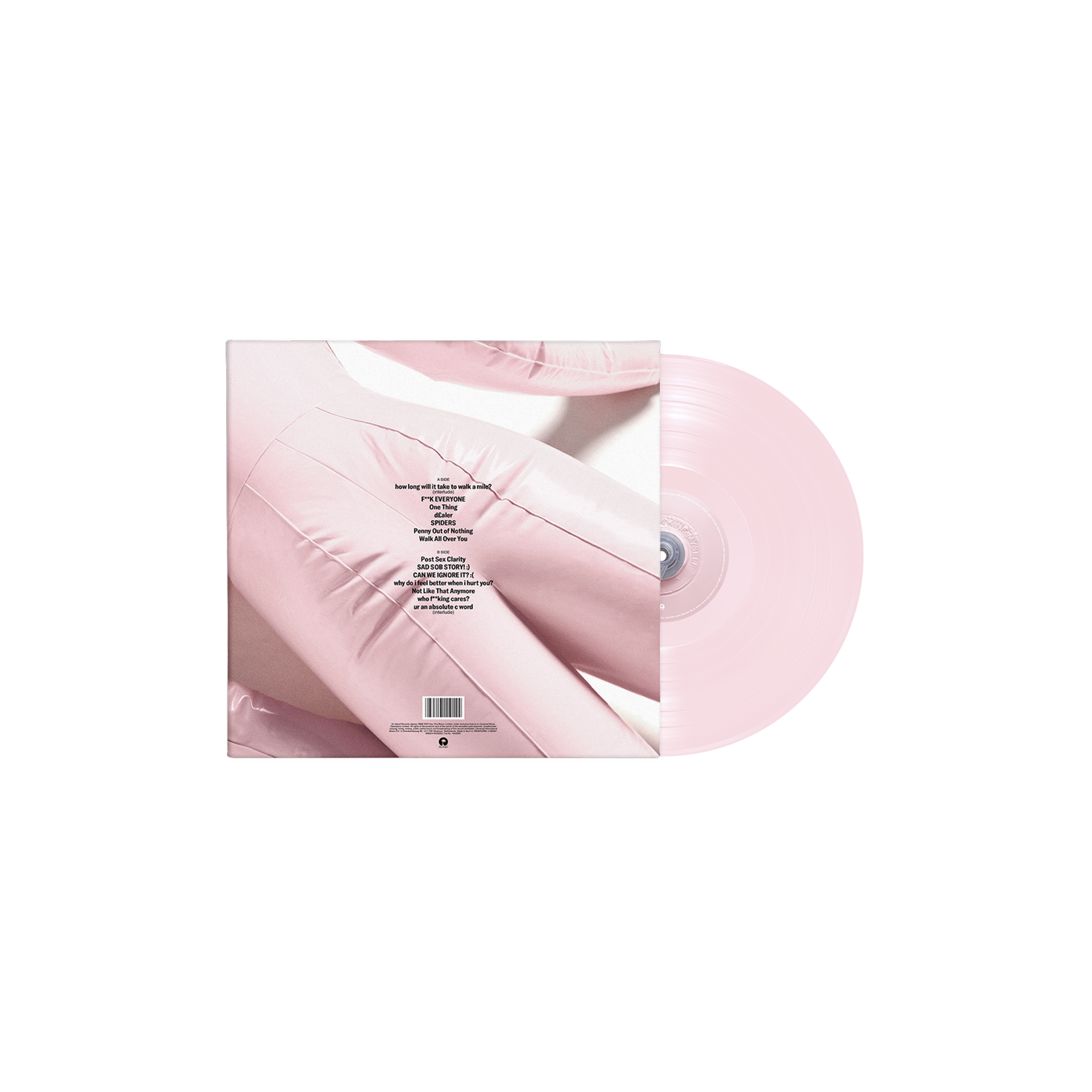 Lola Young BUNDLE: I'm Only F**king Myself: The Basic B*tch Edition (Nude Pink Vinyl LP) + White Doll Print T-Shirt Nude Pink LP [The Basic B*tch Edition] + T-Shirt 412887