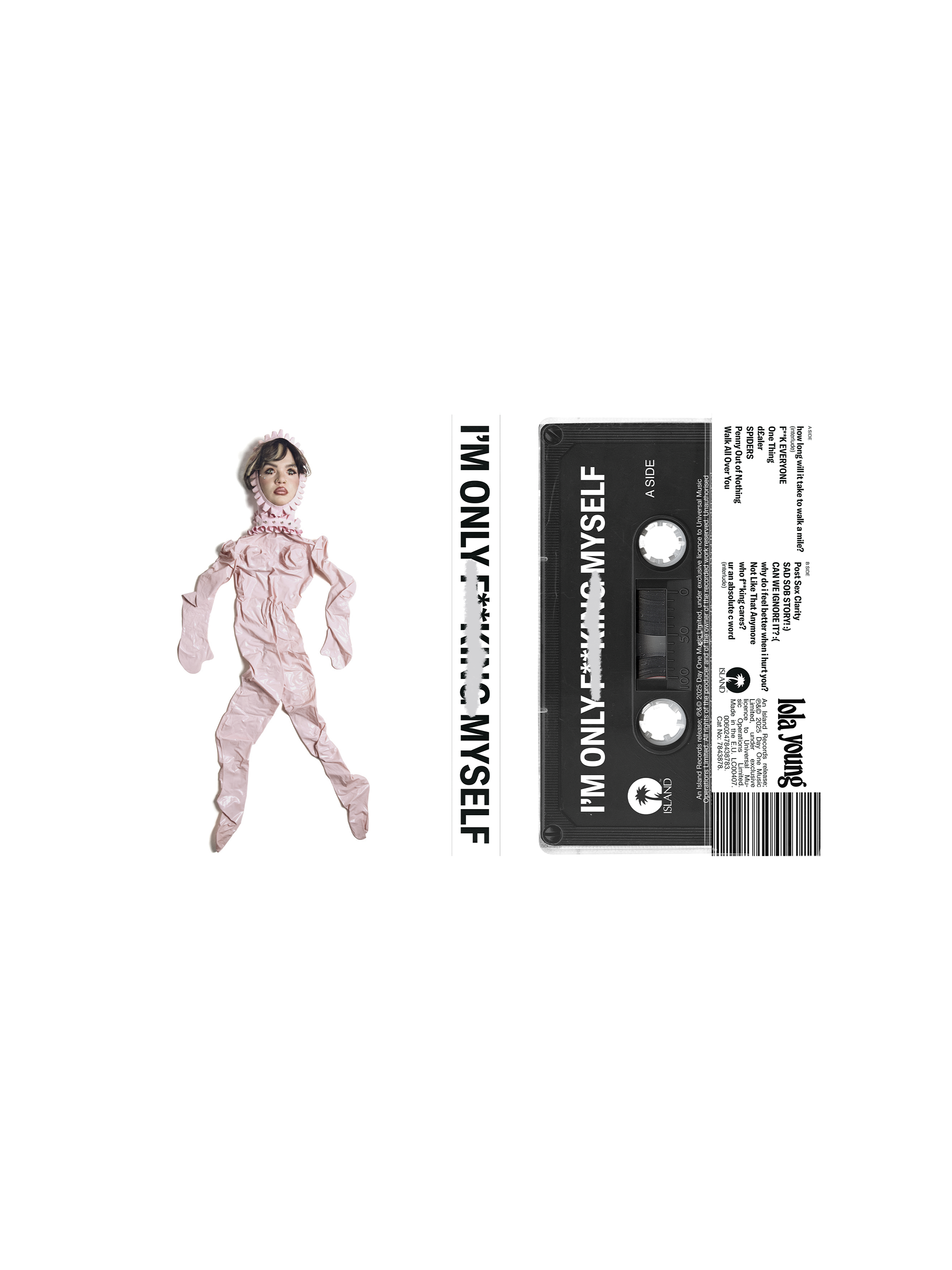 Lola Young I'm Only F**king Myself: 'Deflated Doll' Cassette (Limited & Exclusive Artwork) MC 421594