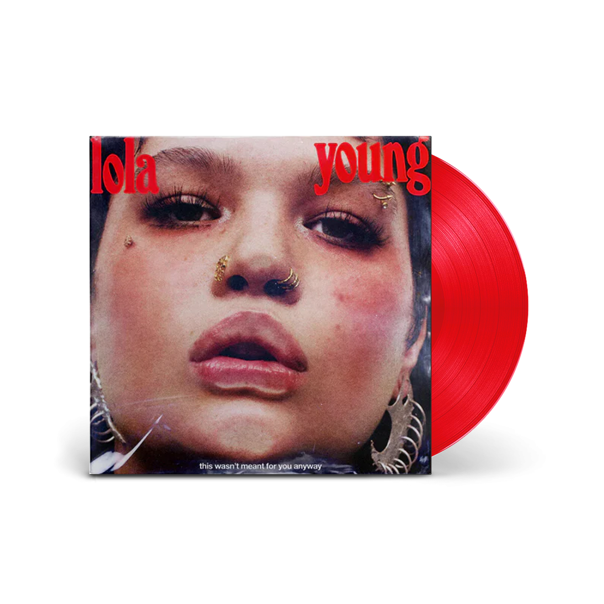 Lola Young this wasn't meant for you anyway transparent red vinyl 406817
